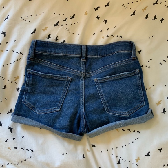 GAP size 12 kids blue jean shorts - Picture 2 of 4
